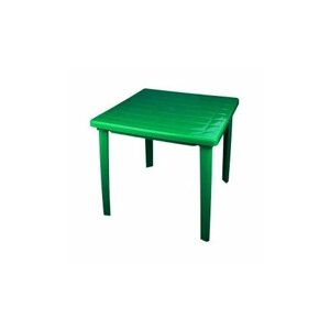 Стол квадратный зеленый 800*800*740 альтернатива