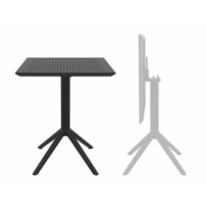 Стол пластиковый складной Siesta Contract Sky Folding Table 60 черный