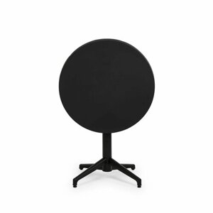 Стол с откидным верхом Tilia MOON-S 70 см Черный