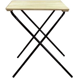 Стол садовый складной New Victoria Престиж, металлический, деревянная столешница, 60 x 63,5 x 80 см