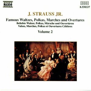 Strauss II-Waltzes Polkas Marches And Overtures 2*pizzicato polka die fiedermaus -Naxos CD Deu (Компакт-диск 1шт)