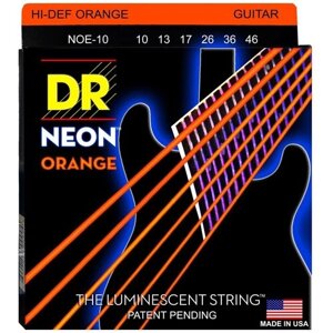 Струны для 6-ти струнной электрогитары DR String NOE-10
