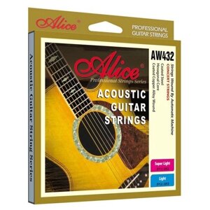 Струны для акустической гитары Alice AW432P-SL