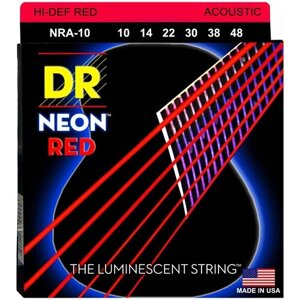 Струны для акустической гитары DR String NRA-10