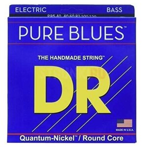 Струны для бас-гитары DR string PB5-40 PURE BLUES