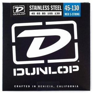 Струны для бас-гитары Dunlop 45-130 Stainless Steel Bass DBS45130