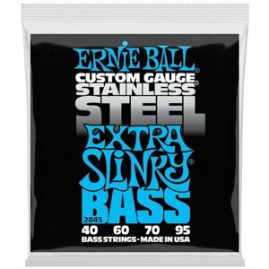 Струны для бас-гитары Ernie Ball 2845 Extra Slinky Bass Stainless Steel 40-95