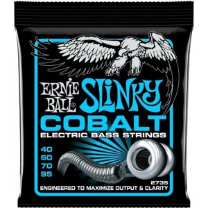 Струны для бас-гитары Ernie Ball Cobalt Bass Extra Slinky (40-60-70-95), P02735