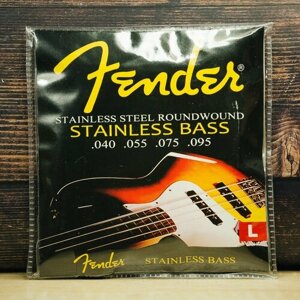 Струны для бас-гитары fender stainless BASS 40-95
