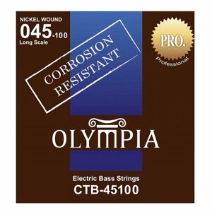 Струны для бас-гитары Olympia CTB45100 45-100