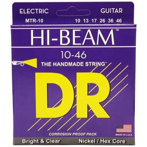 Струны для электрогитары DR String MTR-10 HI-BEAM