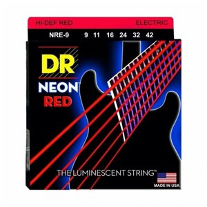 Струны для электрогитары DR String NRE-9 HI-DEF NEON