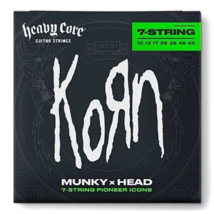 Струны для электрогитары Dunlop KRHCN1065 Korn Heavy Core 10-65