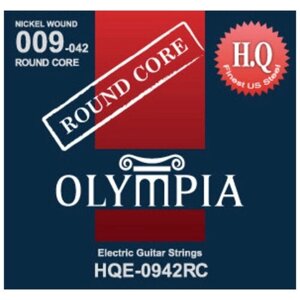 Струны для электрогитары Olympia H. Q Round Core 09-42 Super Light HQE0942RC