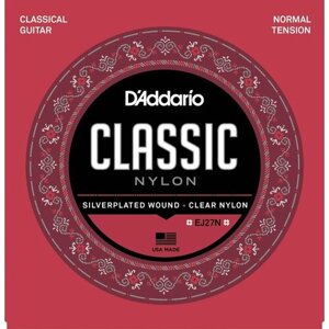 Струны для классической гитары D'Addario EJ27N 28-43, D'Addario (Дадарио)