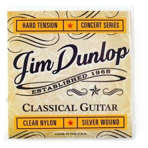 Струны для классической гитары DUNLOP DCV121Н Classical Clear/Silver