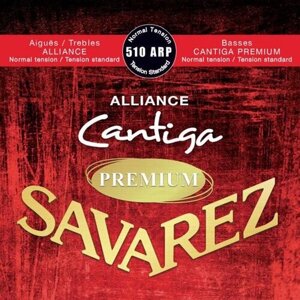 Струны для классической гитары Savarez Alliance Cantiga Premium 510 ARP Normal (6 шт)
