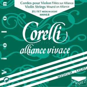 Струны для скрипки CORELLI 800MLB Alliance Vivage Medium Light