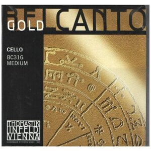Струны для виолончели 4/4 THOMASTIK Belcanto Gold BC31G