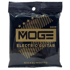 Струны MOGE GE09 Nickel Wound Custom Light 9-42, для электрогитары