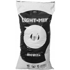 Субстрат BioBizz Light-Mix 20л, органическая почва, питательный грунт для растений, очищенный грунт