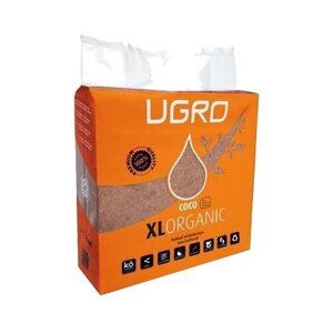 Субстрат кокосовый UGro XL Organic 70 л. оранжевый, 70 л, 5 кг