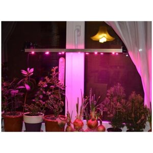 Светильник на удобных присосках для растений на подоконнике "Майя"мощность 36 Вт, длина 90 см)