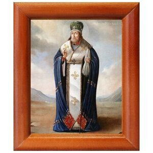 Святитель Иннокентий Иркутский, икона в рамке 8*9,5 см