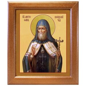 Святитель Митрофан, епископ Воронежский, икона в широкой рамке 19*22,5 см