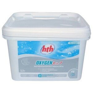 Таблетки для бассейна hth Oxygen 3 в 1, 3.5 л