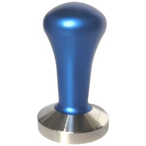 Темпер для кофе диаметр 58 мм, высота 90 мм, цвет синий, нержавеющая сталь + алюминий CGPro