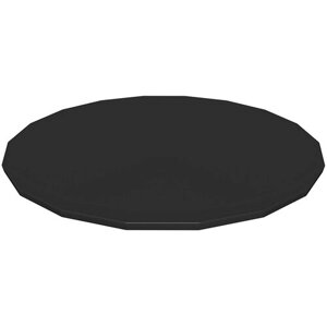 Тент для каркасных бассейнов Bestway, d 549 см, черный