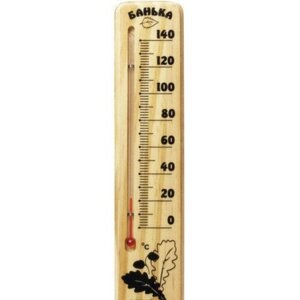 Термометр банный CH-3 «Банька» деревянный
