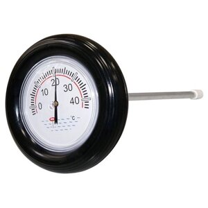 Термометр "Большой диск" d=19 см, цвет черный
