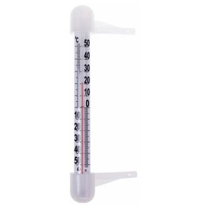 Термометр оконный (18 мм) полистирольная шкала крепление "на гвоздик" Rexant 70-0502 (50 шт.)