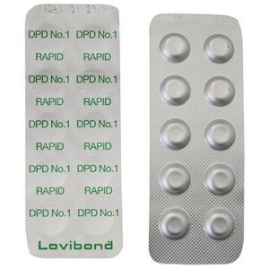 Тестерные таблетки для ручного тестера DPD-1 LOVIBOND (свободный хлор) (10 таблеток)