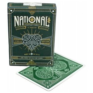 Theory 11 игральные карты Green National 54 шт.