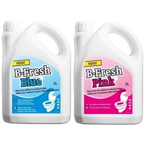 Thetford Набор жидкостей для биотуалета B- Fresh Blue/Pink, 2 л/5 кг, 2 шт.