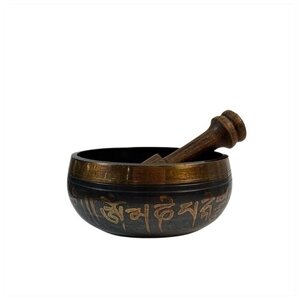 Тибетская поющая чаша/ чаша для медитации/чаша для йоги/ мантры 11 см