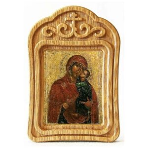 Толгская икона Божией Матери, Ярославль, 1314 г, в резной деревянной рамке