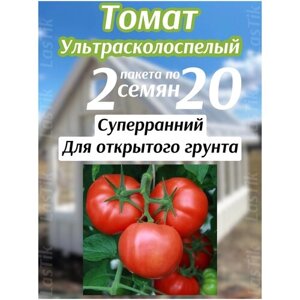 Томат Ультраскороспелый 2 пакета по 20шт семян