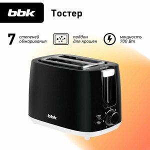 Тостер BBK TR82, черный