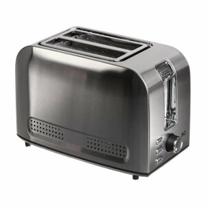 Тостер T1009, 800 Вт, 7 режимов прожарки, 2 тоста, разморозка, серебристый
