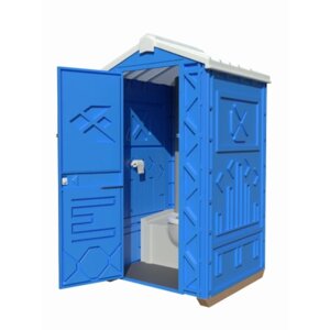 Туалетная кабина - биотуалет от производителя, цвет синий