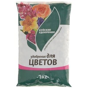 Удобрение Буйские удобрения для цветов, 0.981 л, 1 кг, 1 уп.