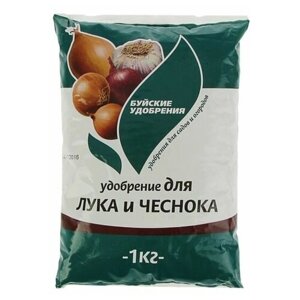 Удобрение Буйские удобрения для лука и чеснока, 1 л, 1 кг, 1 уп.