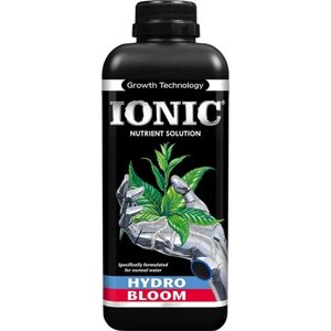 Удобрение для растений Growth technology IONIC Hydro Bloom 1л, удобрение на стадию цветения, для гидропоники