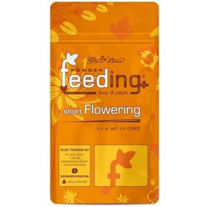 Удобрение для растений Powder Feeding Short Flowering 125 гр, удобрение на стадию цветения (автоцветы)