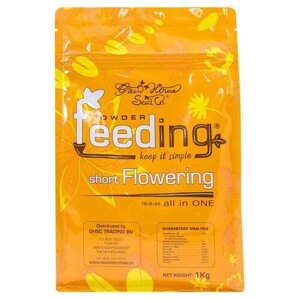 Удобрение Green House Powder Feeding Short Flowering 1000 гр. (1 кг)