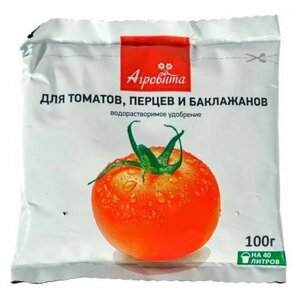 Удобрение минеральное "Агровита", для томатов, перцев и баклажанов, 100 г